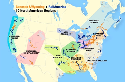 Genesee Wyoming Inc Enters Agreement To Acquire Railamerica