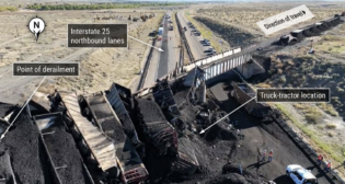 Figure 1: The derailment site.